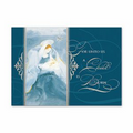 Peaceful Religious Card - Silver Lined White Fastick  Envelope